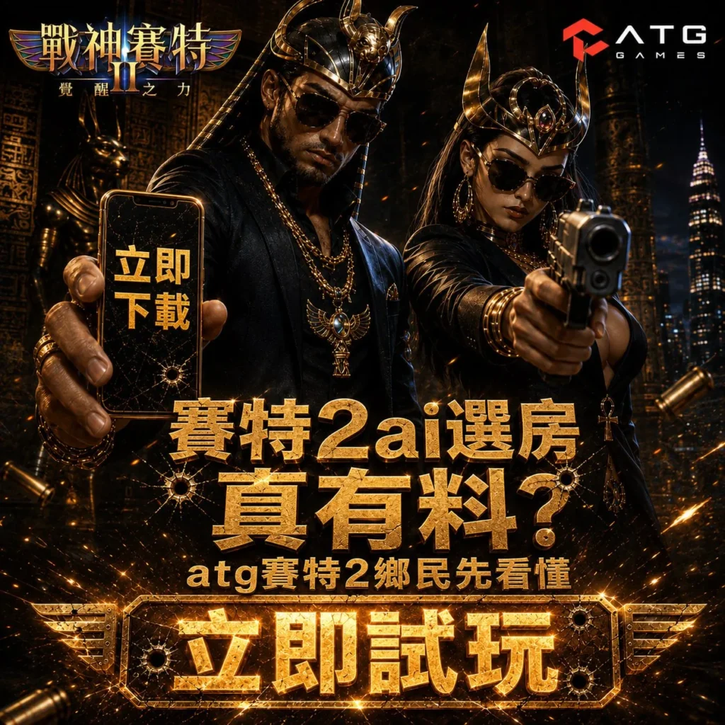 賽特2AI選房主題圖,呈現ATG戰神賽特2、AI選房、試玩與資料來源判讀概念
